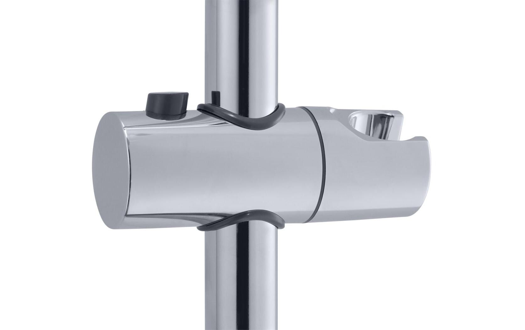 Diaqua Duschsystem Ymir Turn – 115 cm, Metall/Kunststoff, Wandmontiert, Chrom