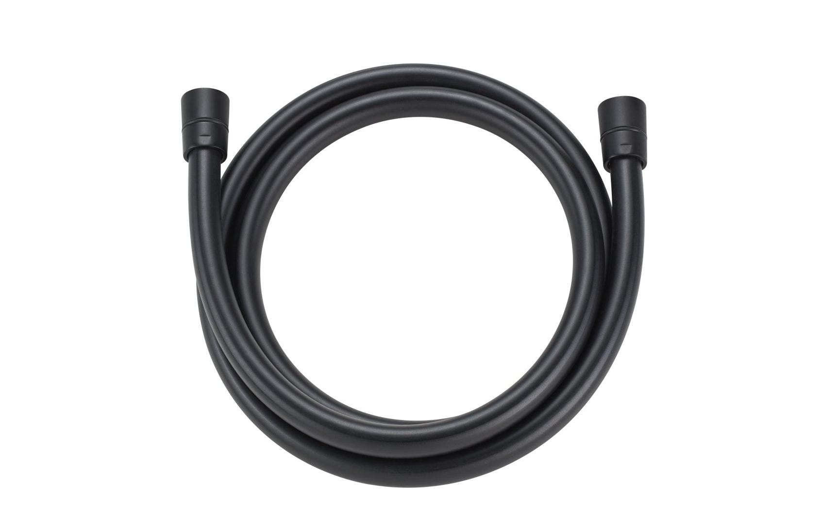 Diaqua Brauseschlauch – 180 cm, PVC (Kunststoff), Anschluss 1/2", Schwarz