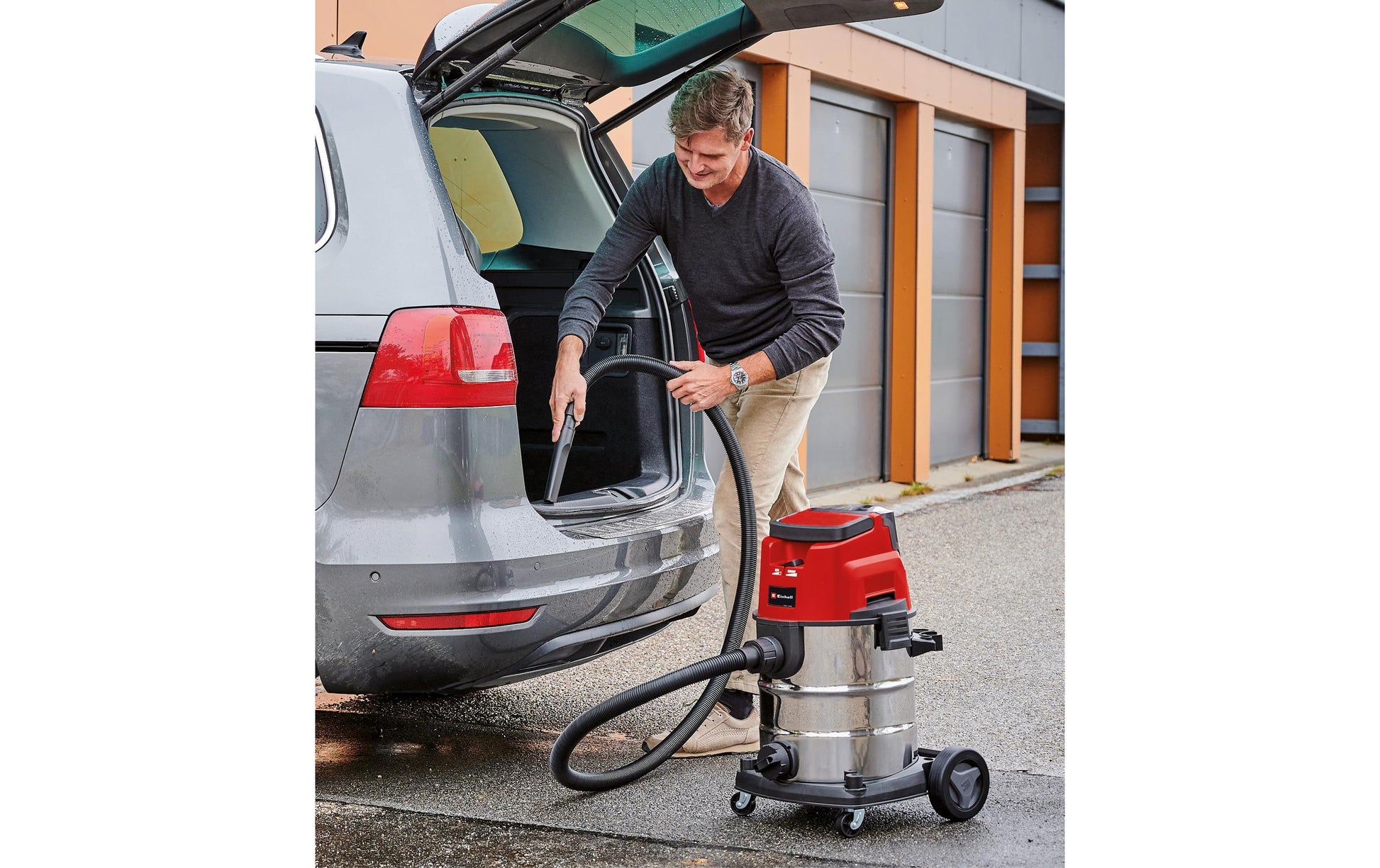 Einhell Nass-/Trockensauger TE-VC 36/25 – 2-in-1, 25 l, Akkubetrieb, Schlauch 2,5 m