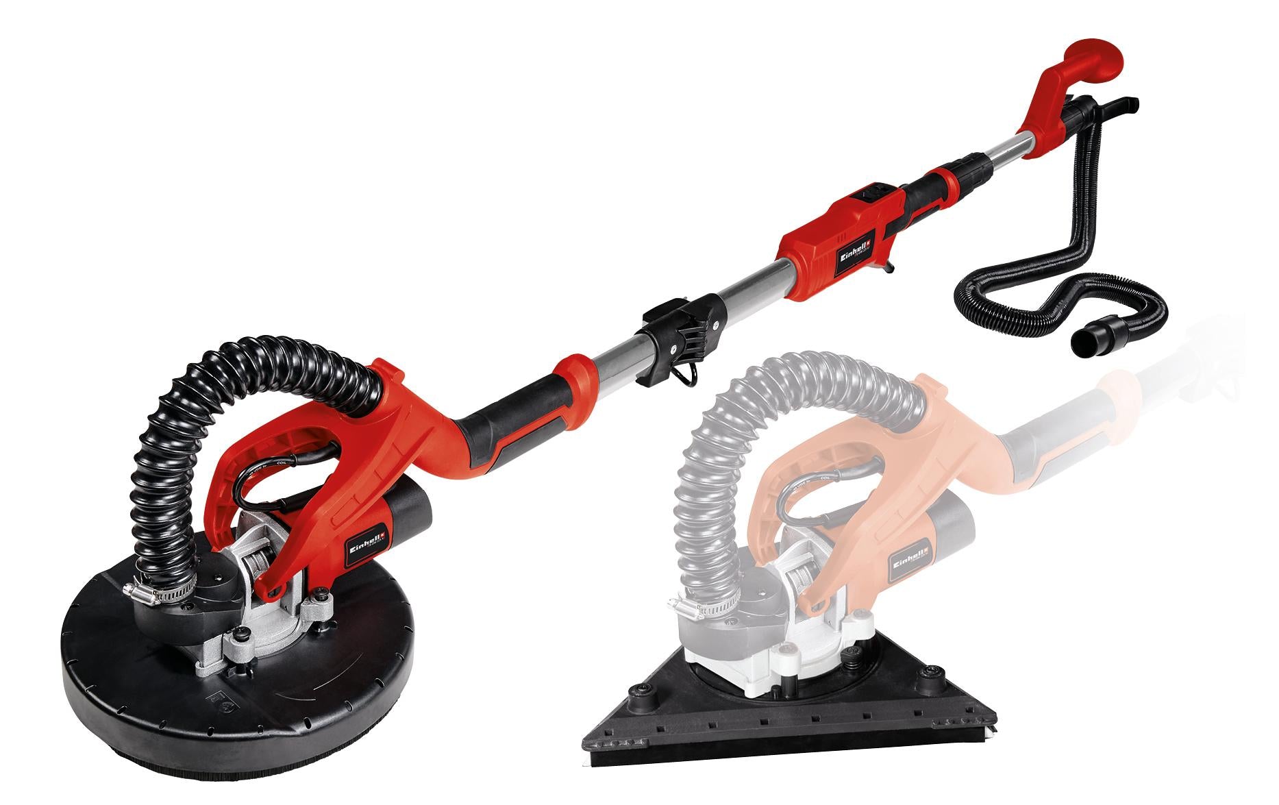 Einhell Trockenbauschleifer TE-DW 225 X – 750 W – Klettverschluss – Ø 215 mm – Solo