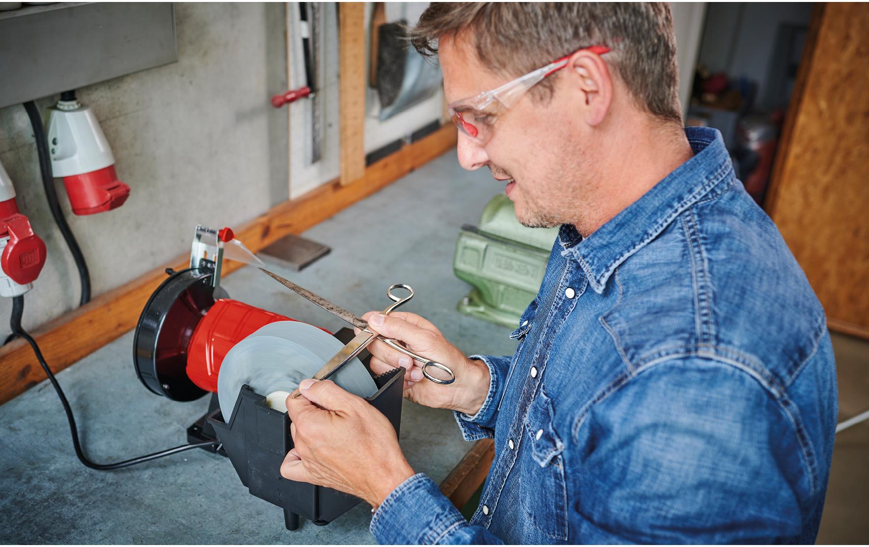 Einhell Nass-/Trockenschleifer TC-WD 200/150 – 170 W – Fixaufnahme – Ø 200/150 mm