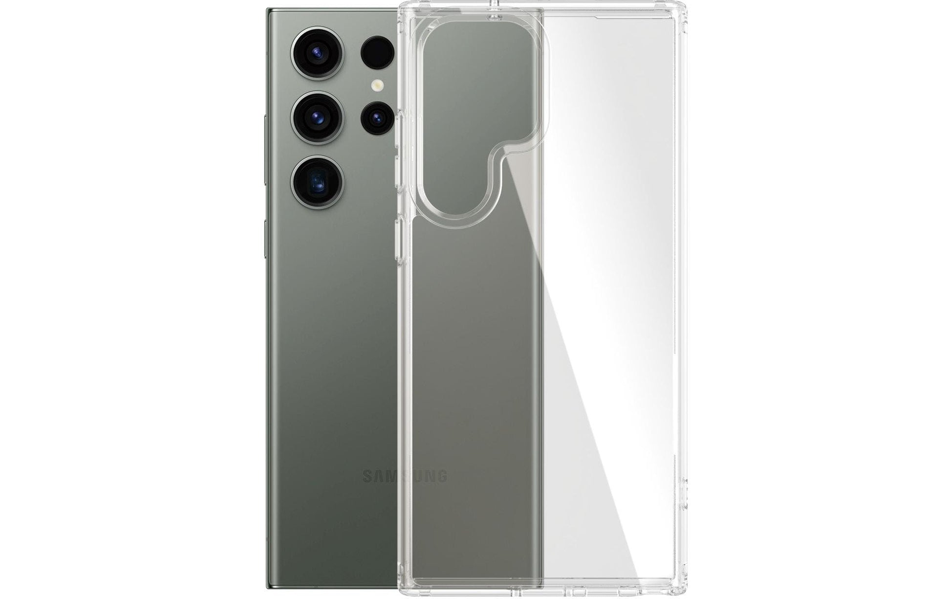 PanzerGlass Hardcase – Backcover – für Samsung Galaxy S23 Ultra, Transparent, bis 3,6 m Sturzsicher