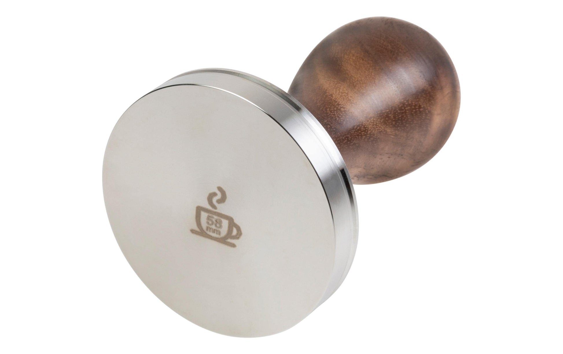 Furber. Furber – Stampfer Ø 5,8 cm, Edelstahl/Walnuss, Braun/Silber