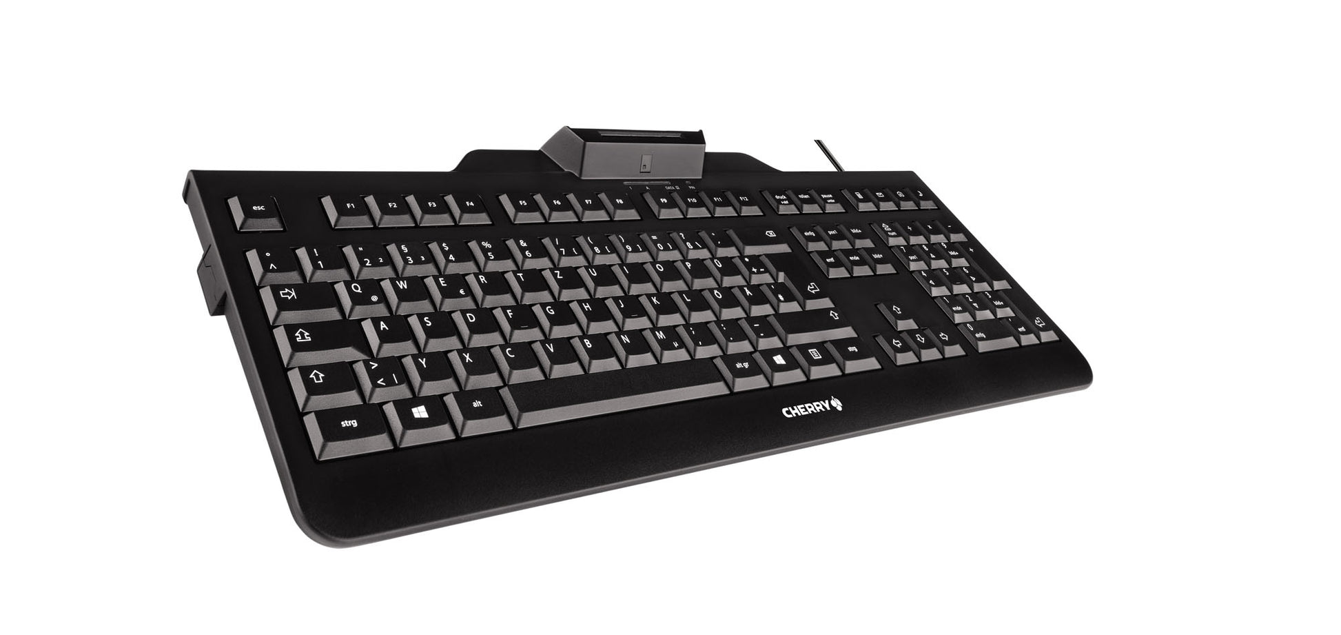 CHERRY KC 1000 SC – Tastatur, kabelgebunden (USB-A), ES-Layout (ES) – für Windows, macOS & Linux