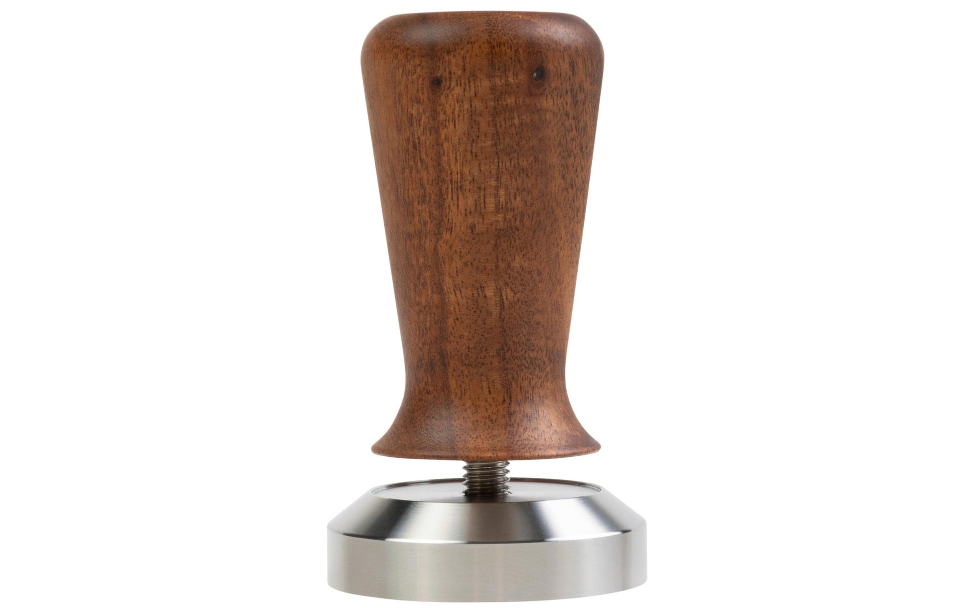 Furber. FURBER – Tamper Ø 5,3 × 5,3 cm, Akazienholz/Edelstahl, Braun/Silber