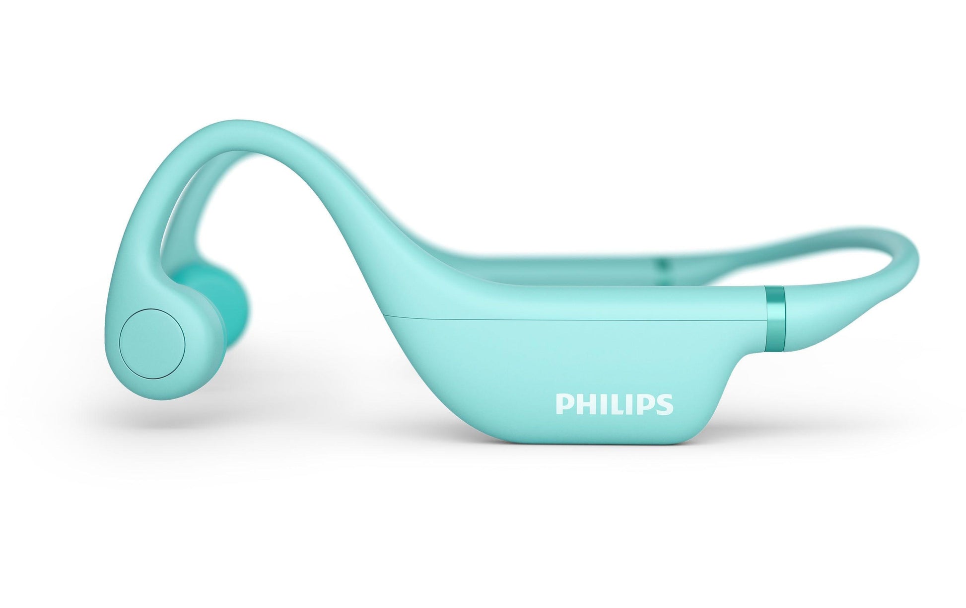 Philips TAK4607GR/00 – Knochenleitungskopfhörer – Ohrbügel, Bluetooth, IPX5, mit Mikrofon – Grün – bis 5 h