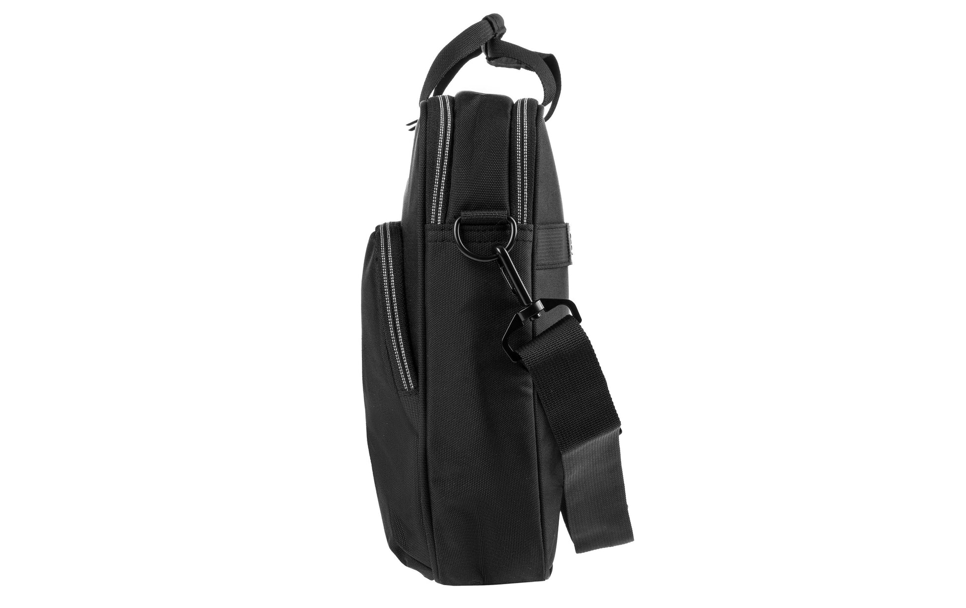 ONIT Notebook-Tasche für bis 13,3" – Trolley-Band, Dokumentenfach – Schwarz