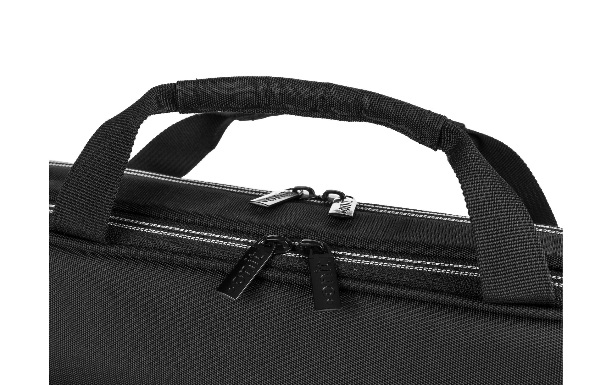 ONIT Notebook-Tasche für bis 13,3" – Trolley-Band, Dokumentenfach – Schwarz