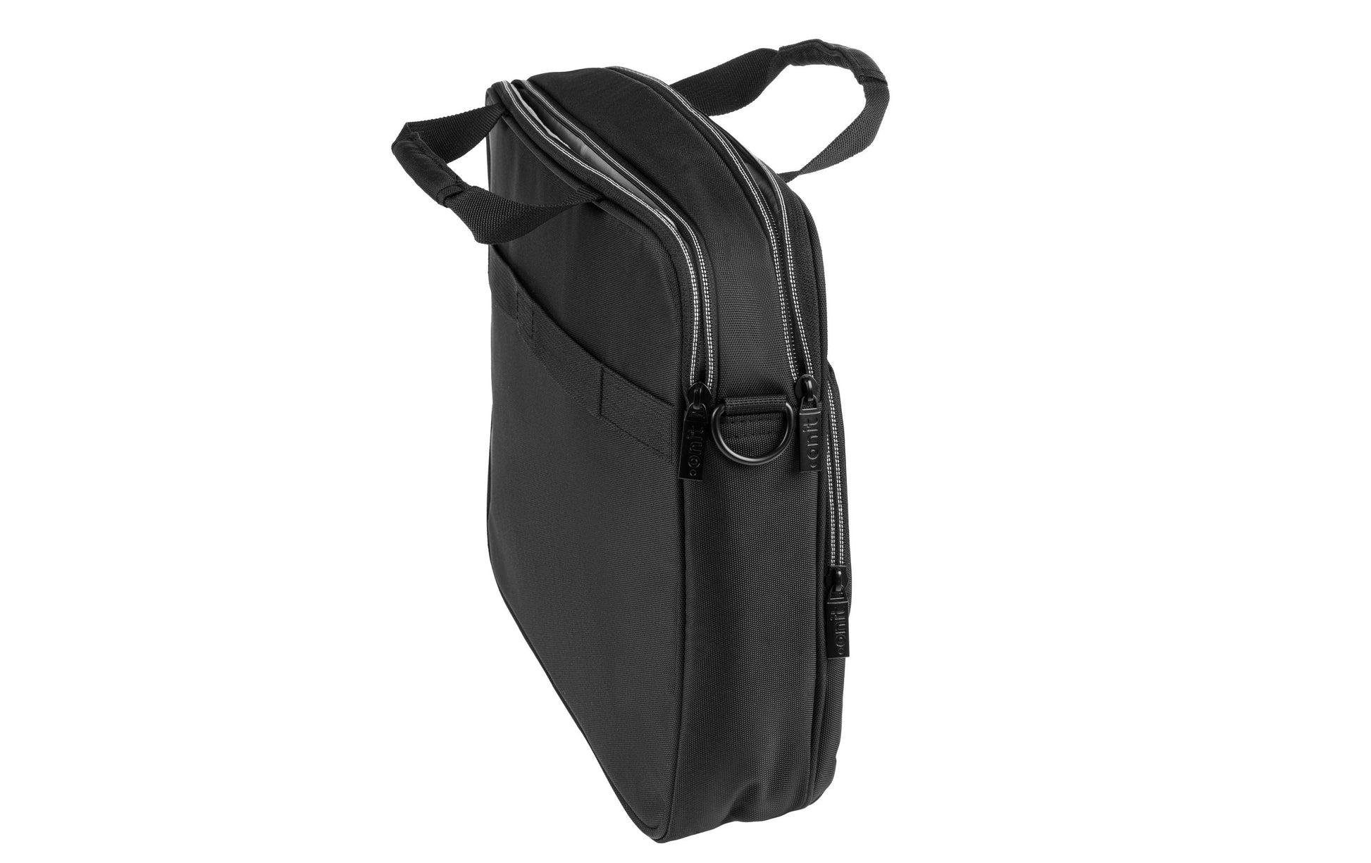 ONIT Notebook-Tasche für bis 13,3" – Trolley-Band, Dokumentenfach – Schwarz