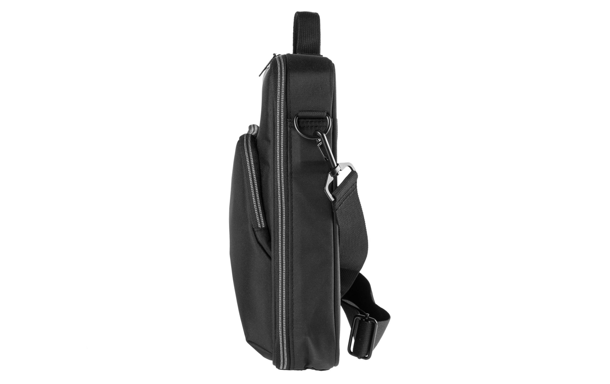ONIT Notebook-Tasche bis 14,1" – Trolley-Band, abnehmbarer Schultergurt – Schwarz