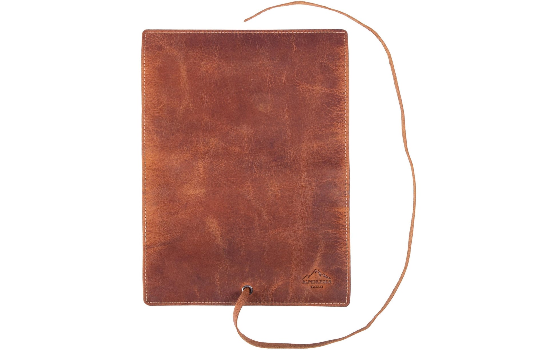 Alpenleder Etui Stifterolle, leer – braun/hellbraun – Leder