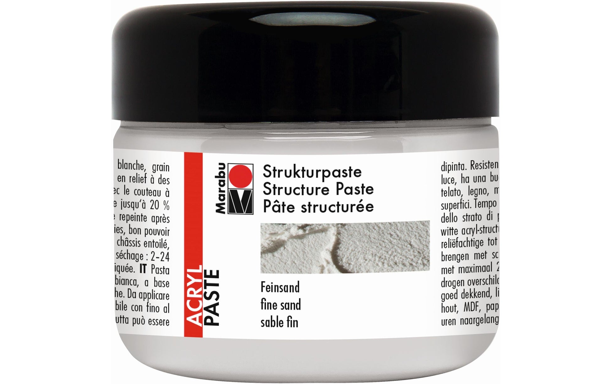 Marabu Strukturpaste – Feinsand 809, matt – 225 ml