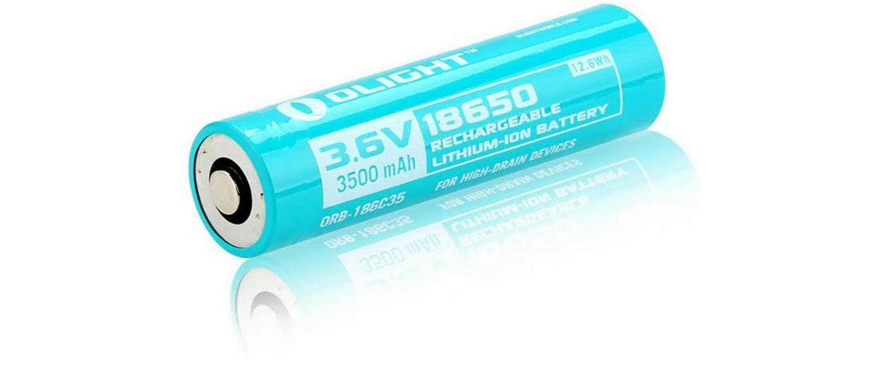 Olight 18650 Akku, Li-Ion, 3500 mAh, 3,6 V – 1 Stk.