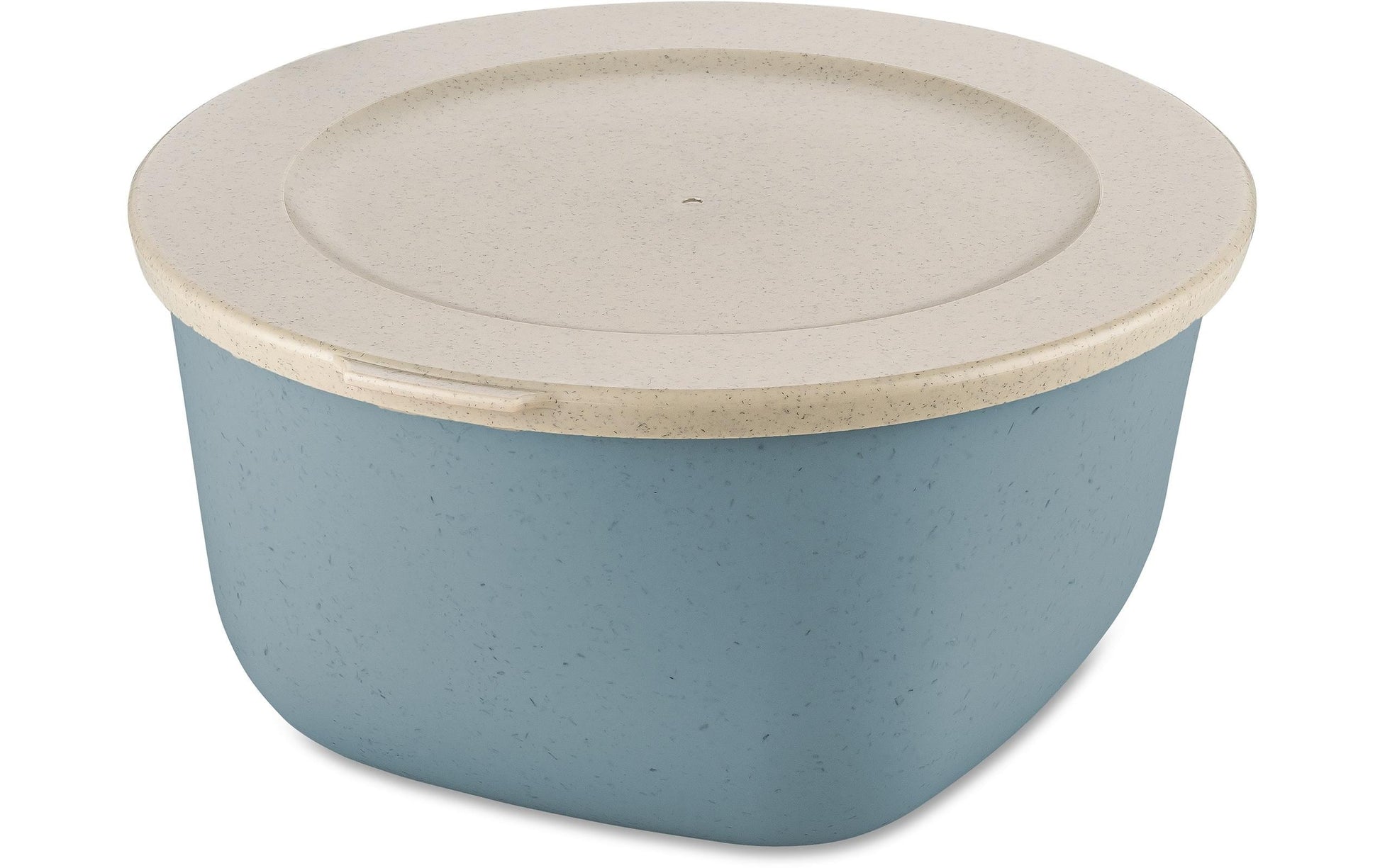 Koziol Connect – Vorratsdose 2 l, Ø 21 × 10,5 cm, Biokunststoff, Blau