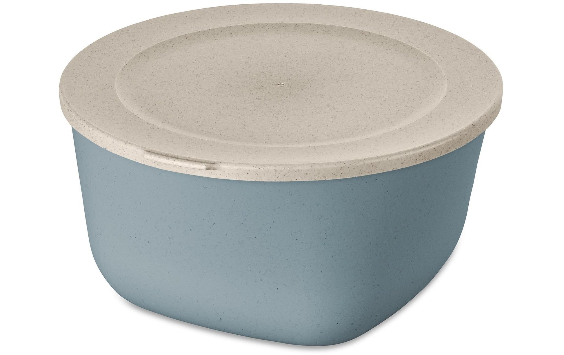 Koziol – Vorratsdose 4 l, 24,7 × 25,2 × 13 cm, Biokunststoff, Blau, Luftdicht