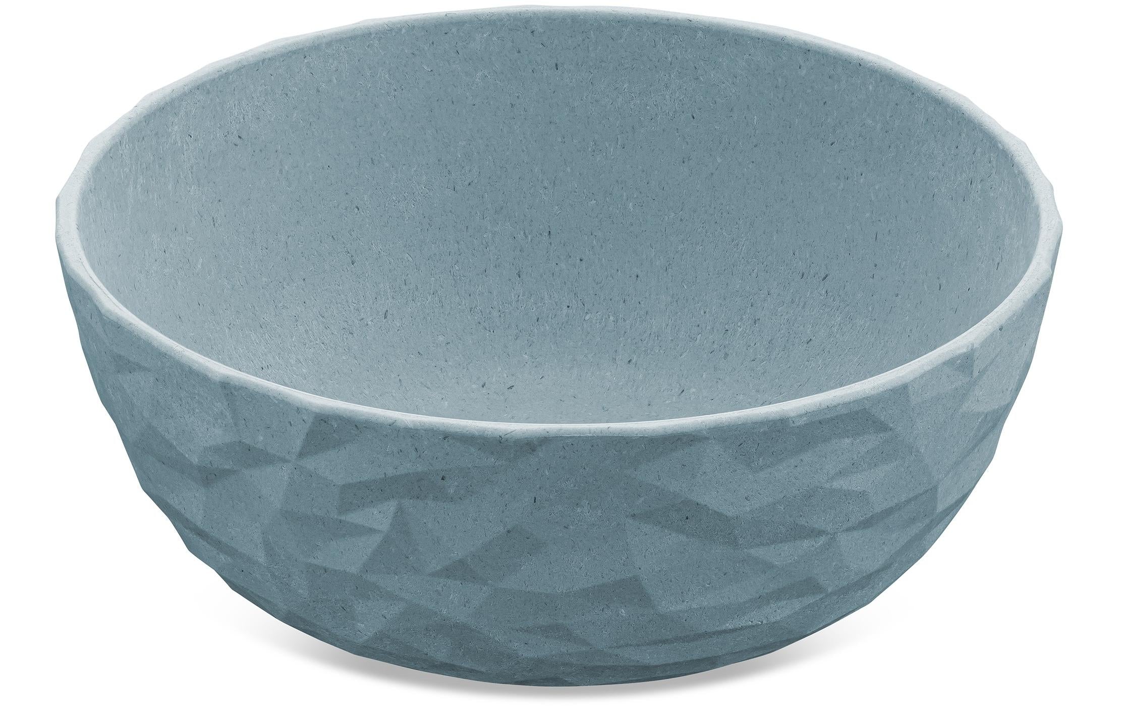 Koziol Schale – 4er Set, 700 ml, Ø 16,2 cm, Kunststoff (biozirkulär), Blau, spülmaschinenfest, BPA-frei
