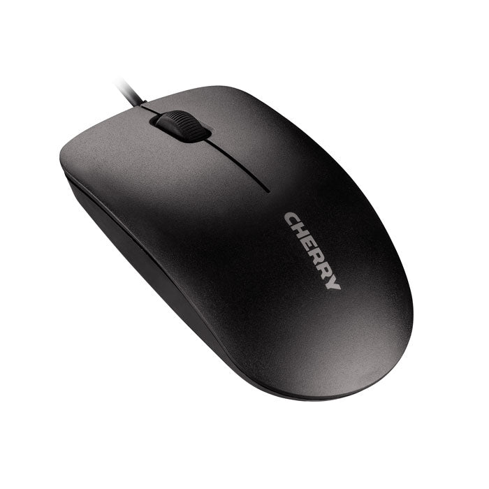 CHERRY MC 1000 Maus – kabelgebunden, USB-A, 1'200 dpi, 3 Tasten, beidhändig, schwarz
