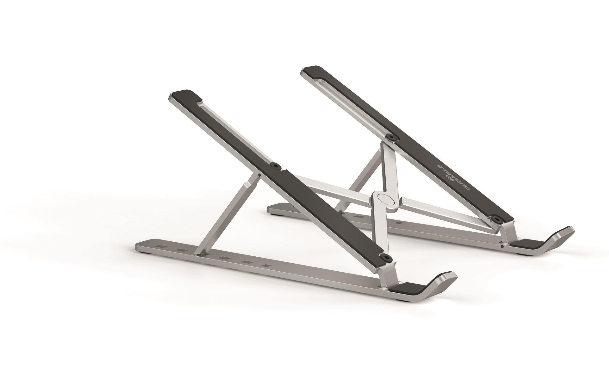Durable Tablet-/Notebookhalter – für Notebooks und Tablets bis 15", Aluminium, Silber Metallic