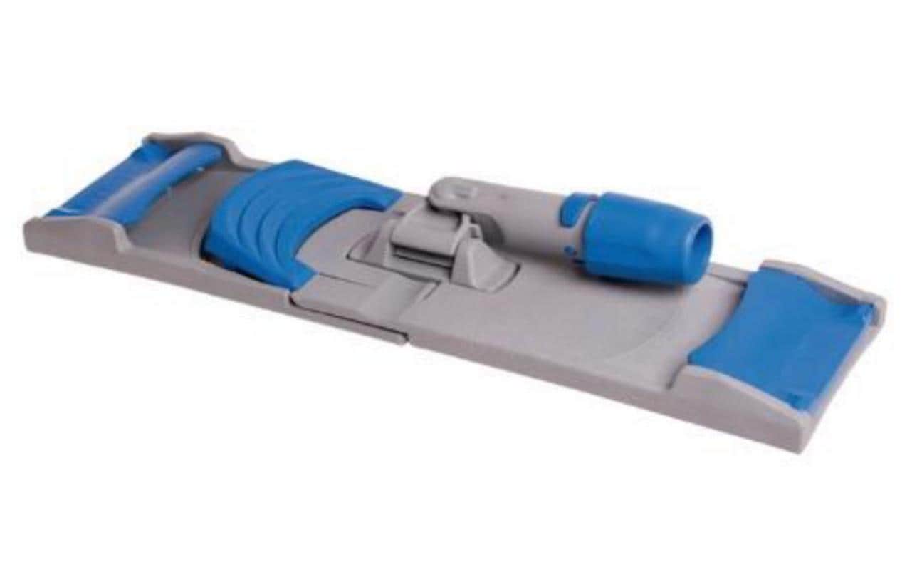 Edi Clean Klapphalter (Reinigungsgeräte-Zubehör) – 40 cm – Kunststoff – Grau – für Moppbezüge