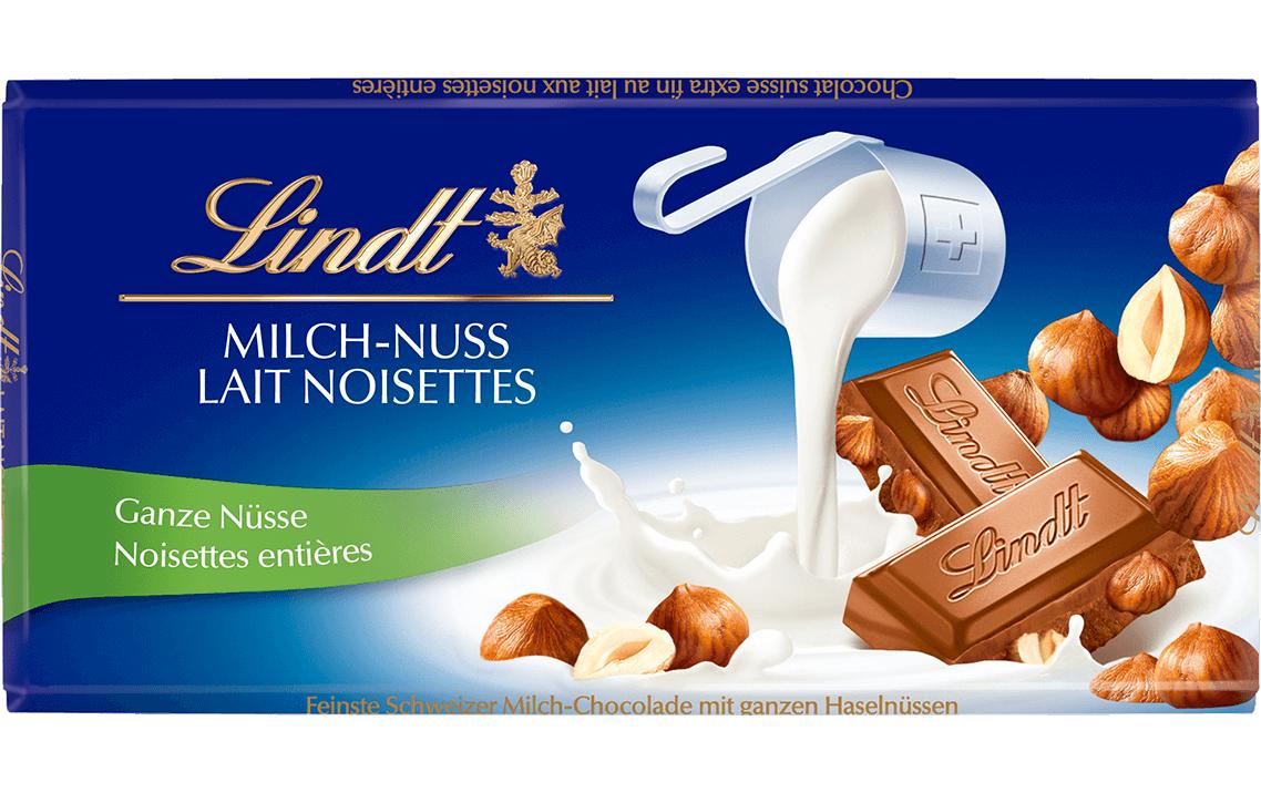 Lindt Tafelschokolade Assortiert – 5 × 100 g