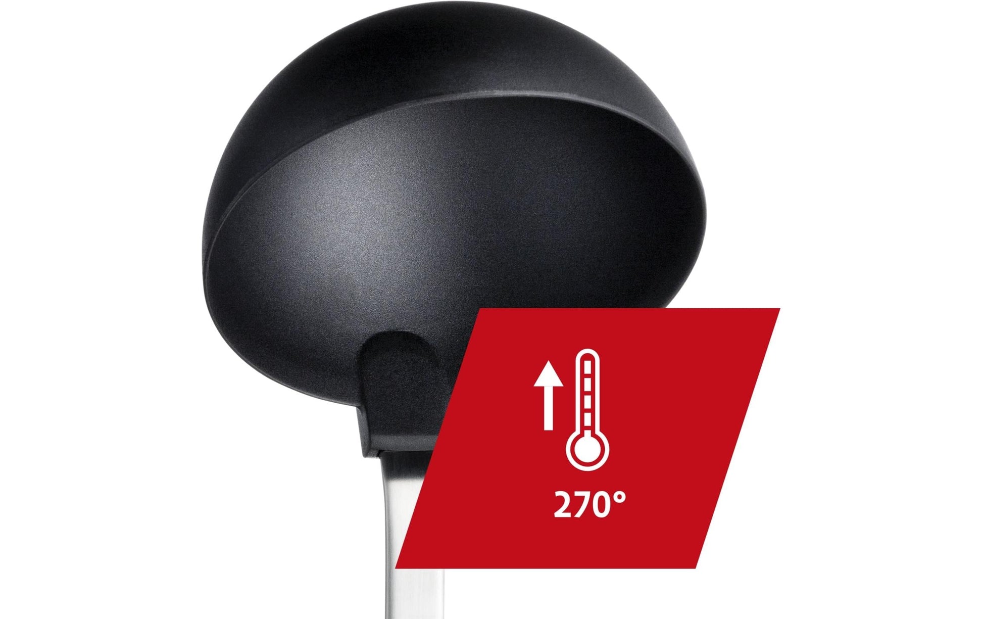 Silit Schöpflöffel 30 cm, Kunststoff/Edelstahl, Schwarz/Silber