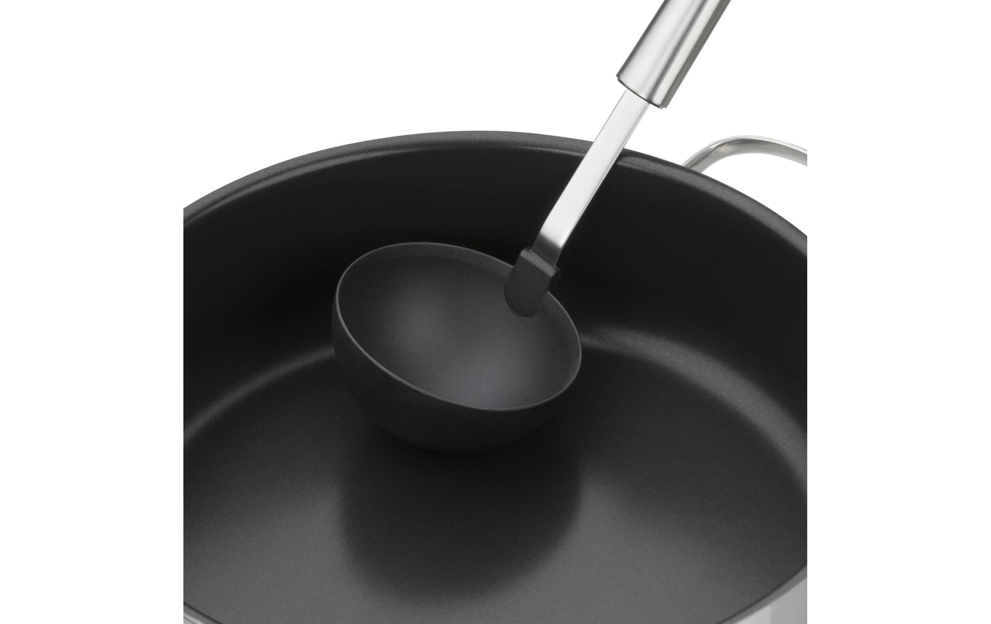 Silit Schöpflöffel 30 cm, Kunststoff/Edelstahl, Schwarz/Silber