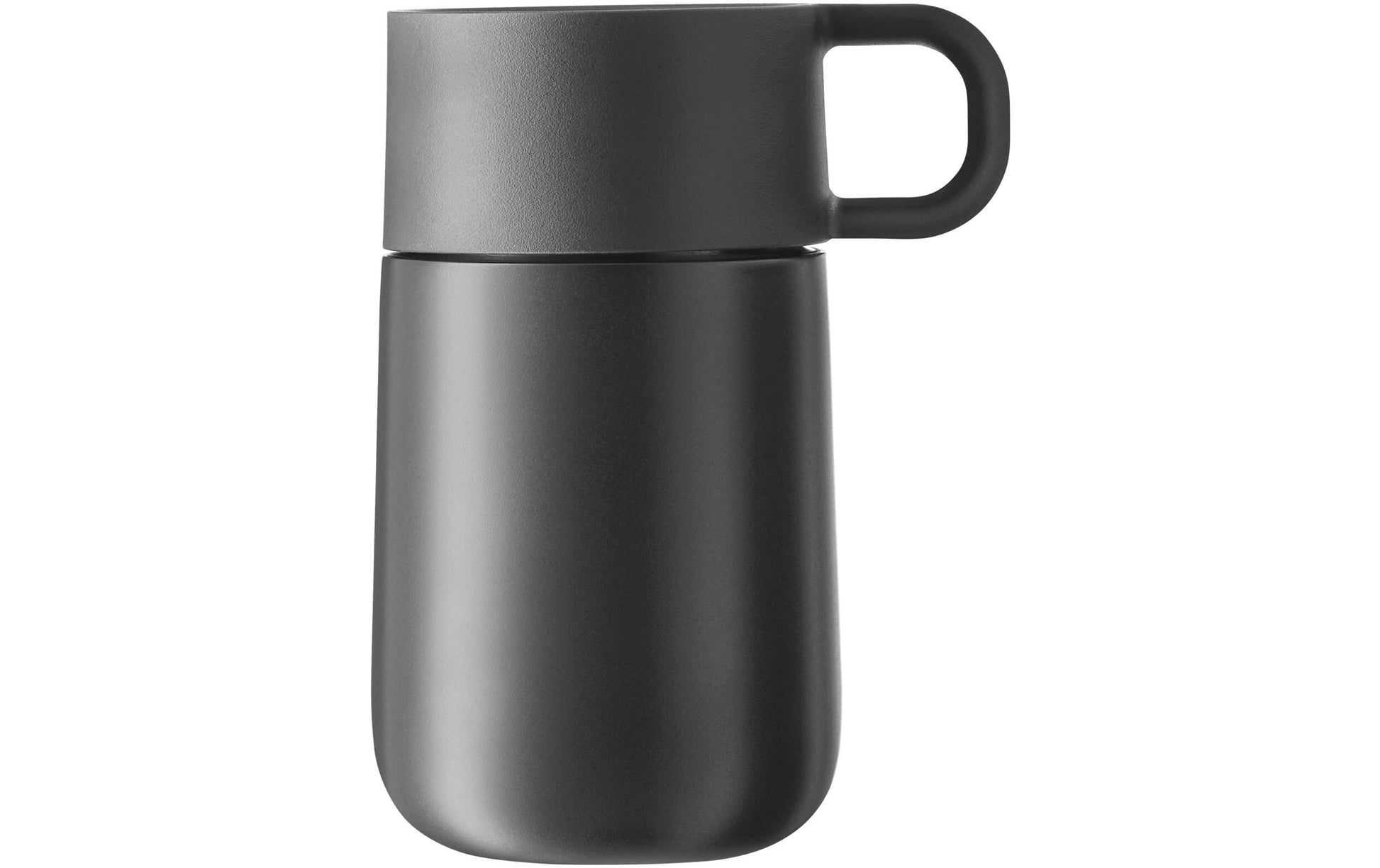 WMF Thermobecher Impulse – 300 ml, Ø 7,8 cm, Edelstahl 18/10/Kunststoff, mit Klappdeckel, vakuumisoliert