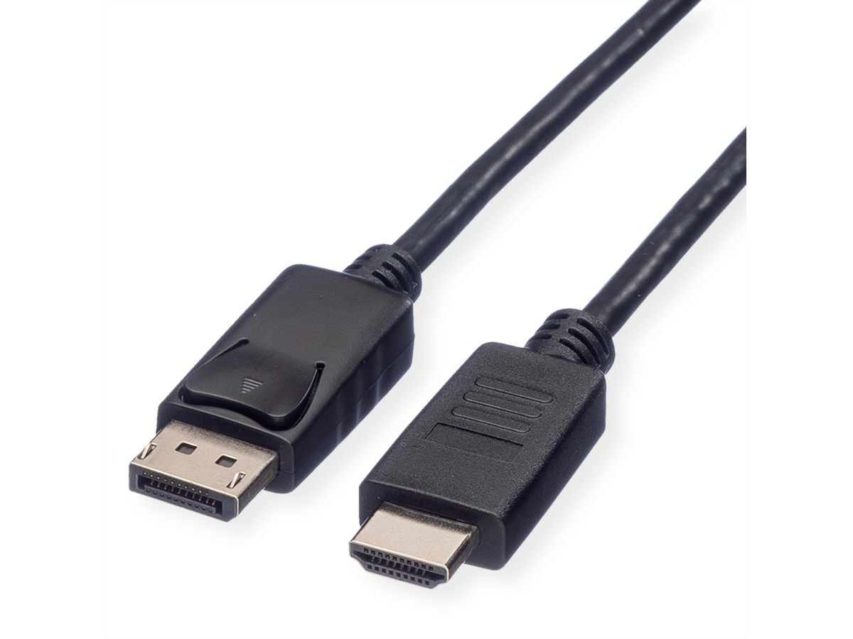 ROLINE GREEN DisplayPort auf HDMI Kabel DP 1.1 1080p 60 Hz – 2 m – für TV, Beamer, Projektor