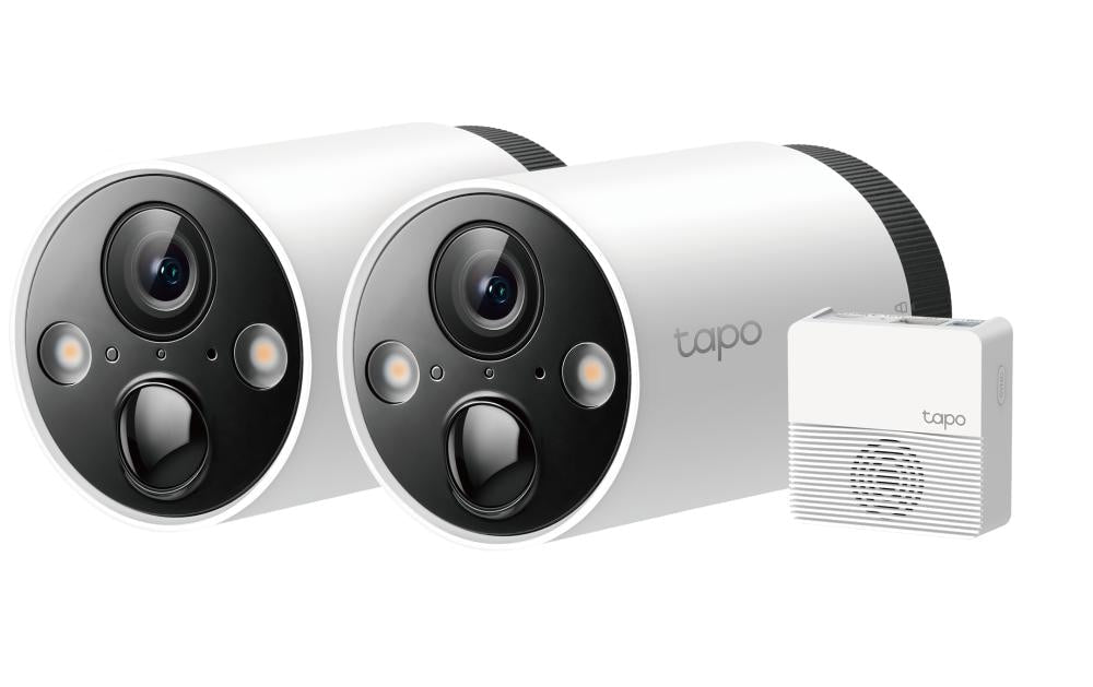 TP-Link Tapo C420S2 IP-Sicherheitskamera – 3,7 MP, Reichweite 850 m, IP65, Weiss