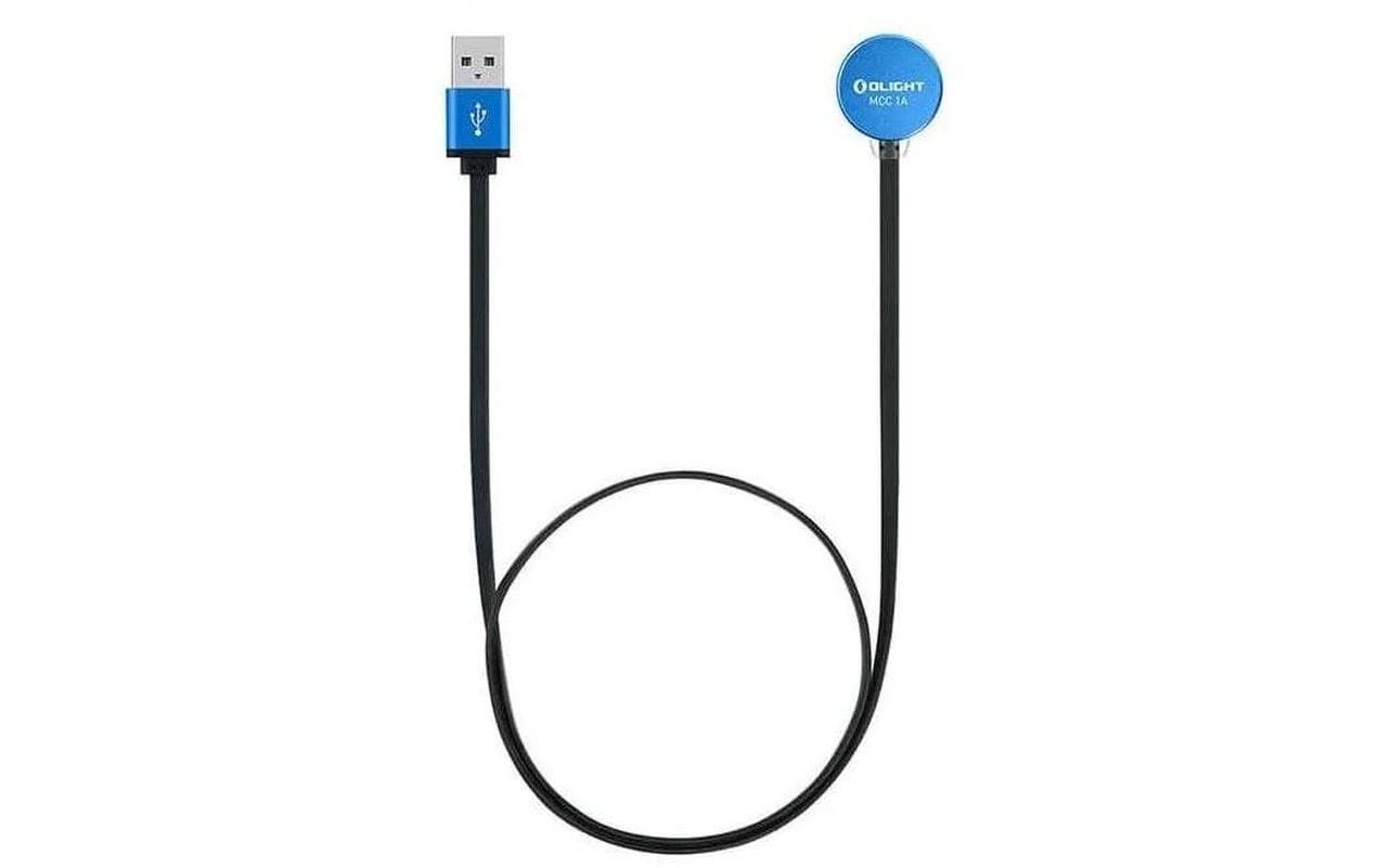 Olight USB-A Ladekabel – Schwarz – für M2R, Warrior X, Seeker 2 und mehr