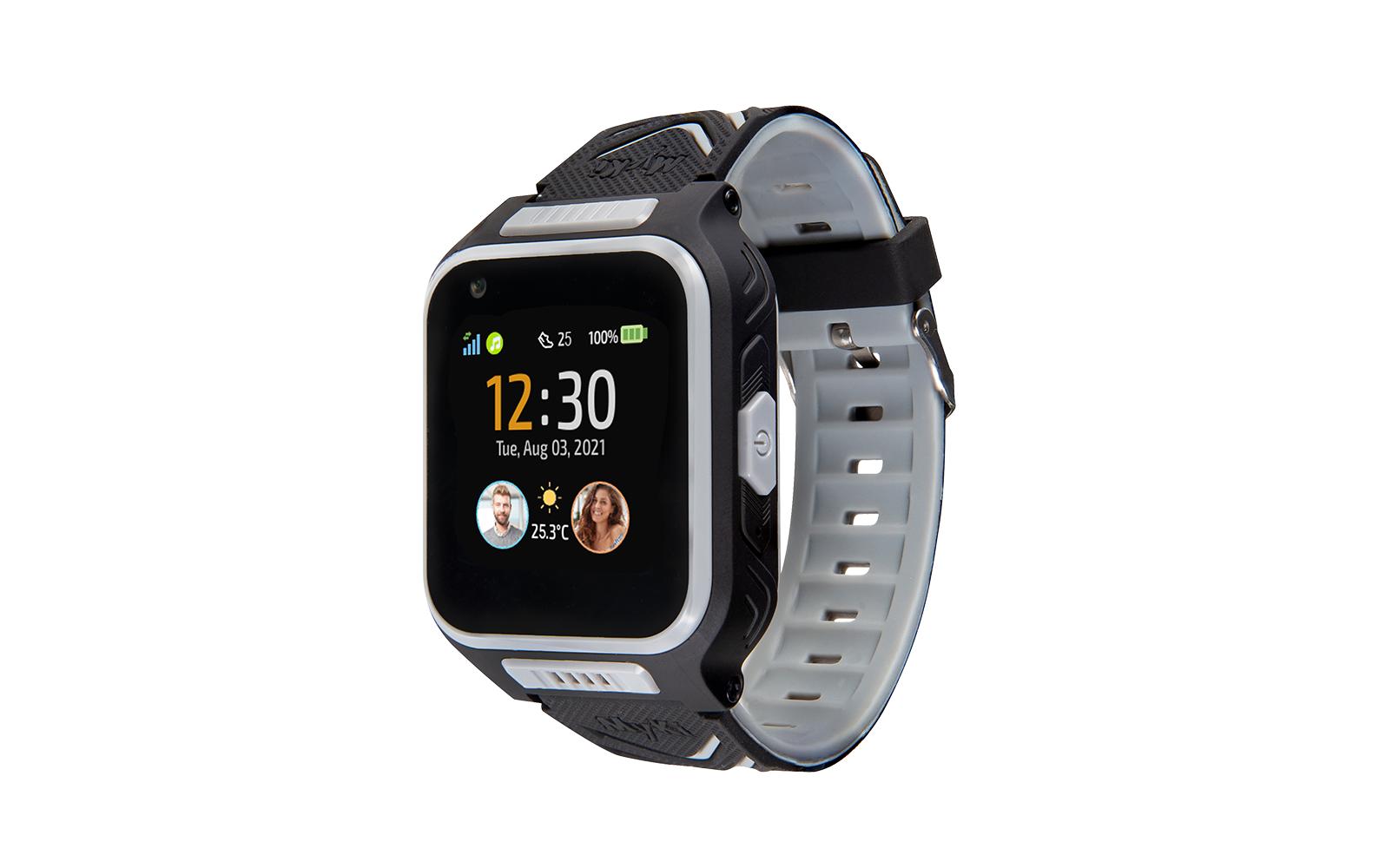 MyKi 4 – Kinder-Smartwatch – 41 mm, LTE + GPS, 1,4", IP67, Schwarz