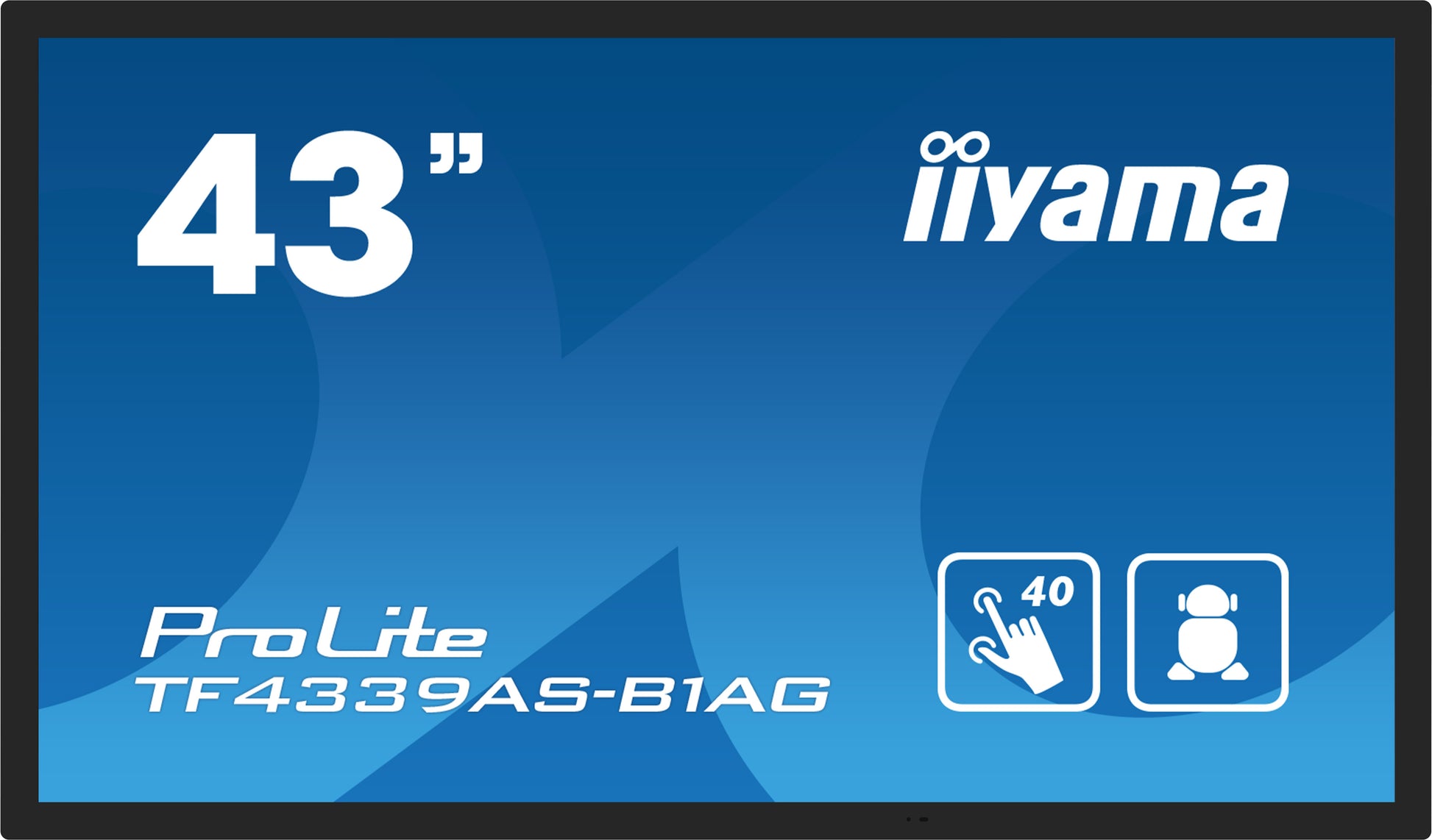 iiyama TF4339AS-B1AG – Interaktives Touch-Display, 43"