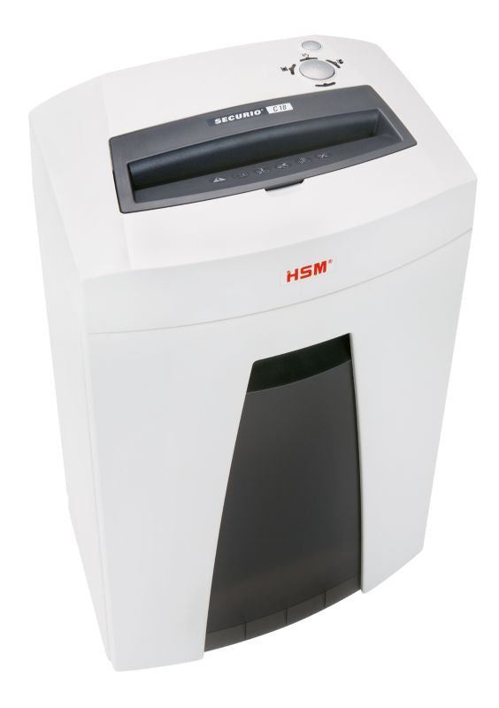 HSM Securio C18 – Aktenvernichter, DIN P-2, Streifenschnitt 3,9 mm, 16 Blatt, 25 l
