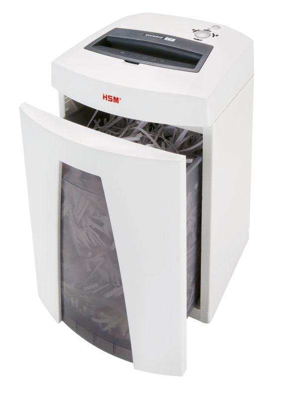 HSM Securio C18 – Aktenvernichter, DIN P-2, Streifenschnitt 3,9 mm, 16 Blatt, 25 l