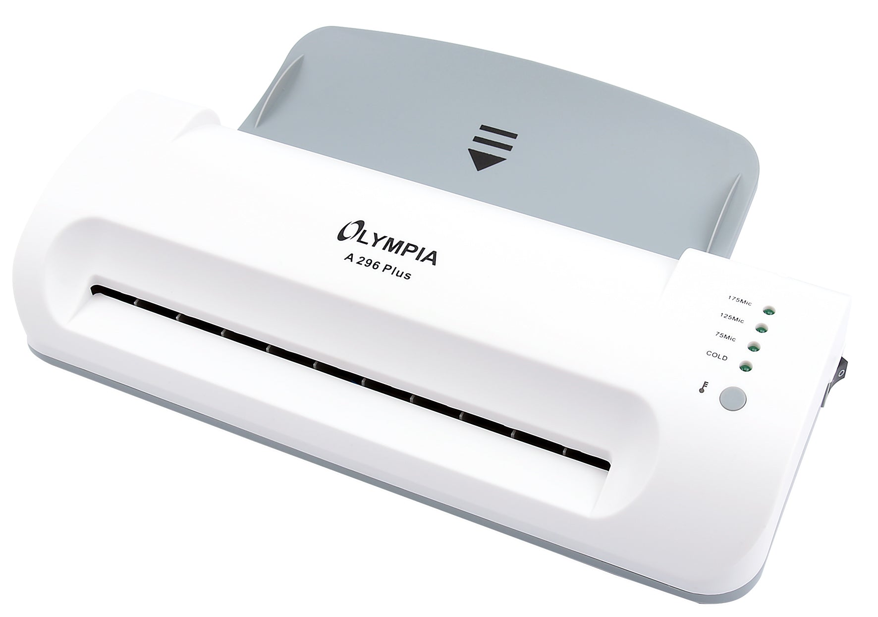 Olympia A296 Plus Laminiergerät A4 – Kalt-/Heisslaminator, bis 175 µm, 2 Rollen, 300 mm/min