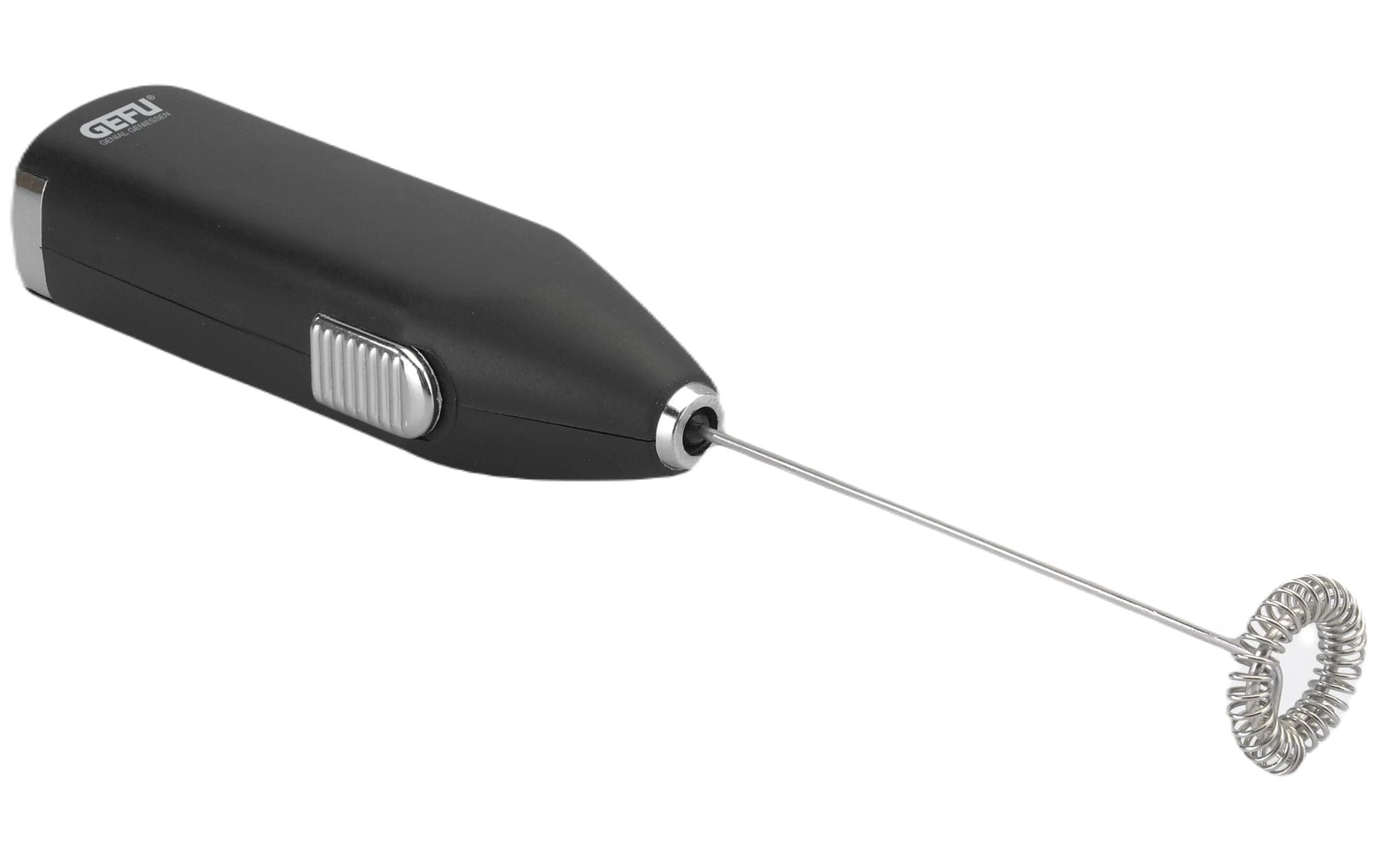 GEFU Milchschäumer-Stab 12720 – 2×AA, 12000 U/min – schwarz