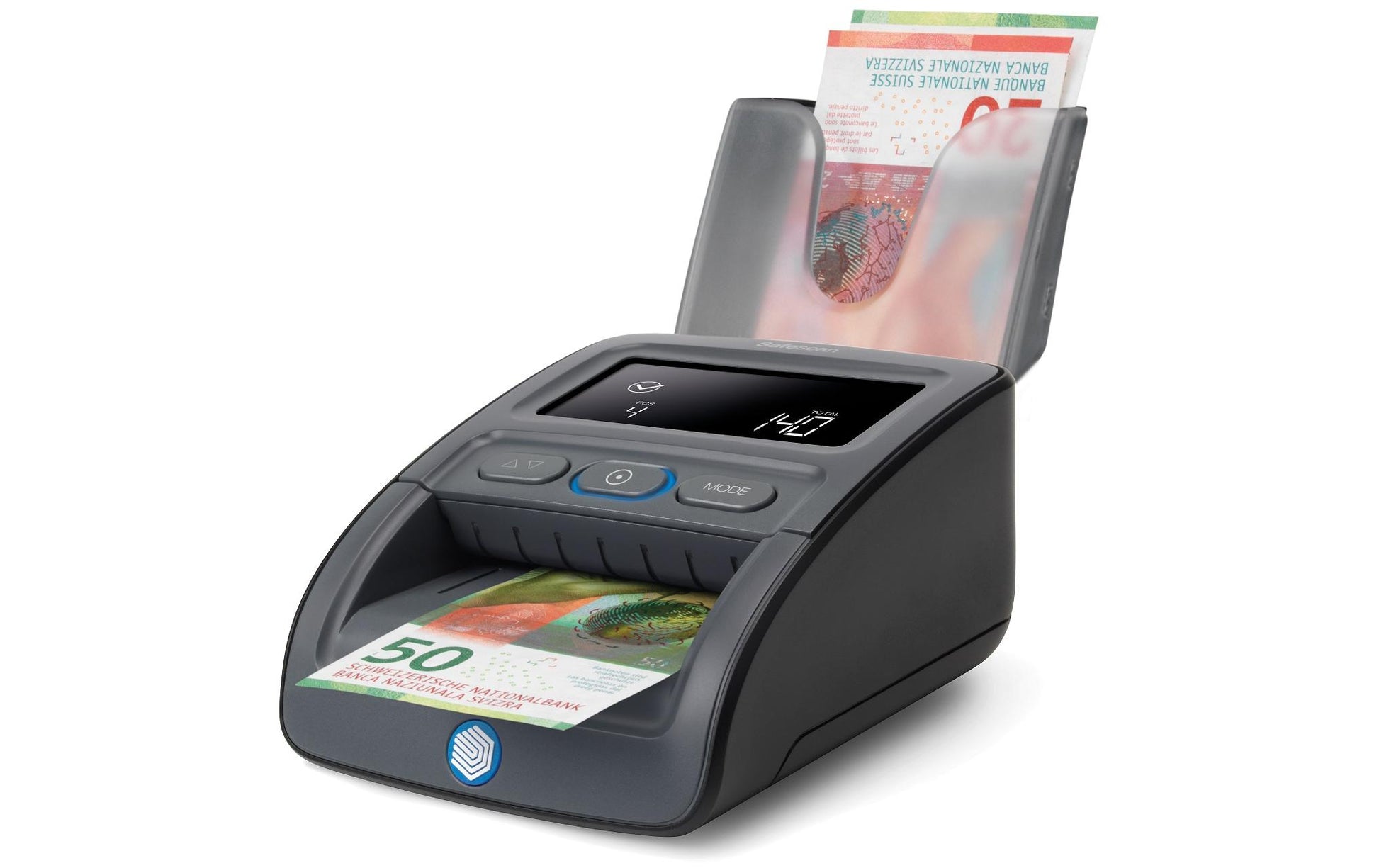 Safescan Geldscheinprüfgerät, 120 × 76 × 156 mm, Schwarz