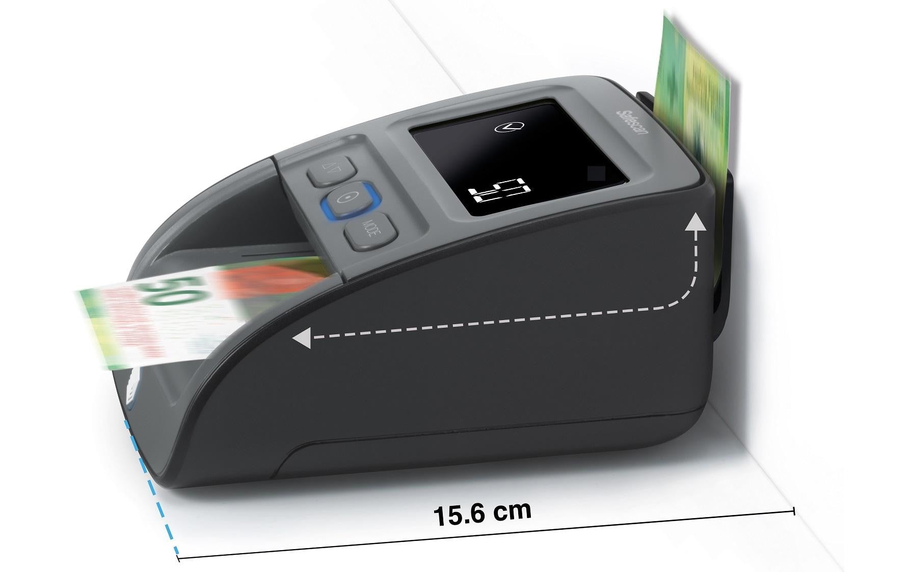 Safescan Geldscheinprüfgerät, 120 × 76 × 156 mm, Schwarz