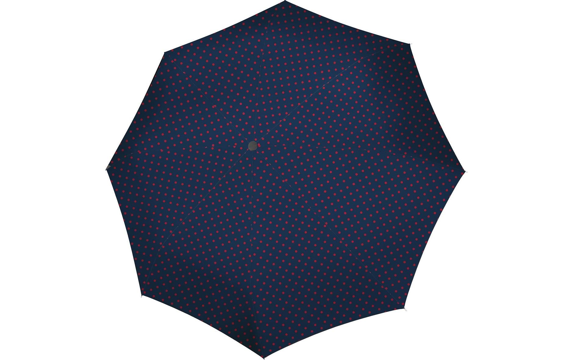 Reisenthel Taschenschirm Pocket Classic – Ø 99 cm, L 24 cm – Gemischte Punkte Rot – Windfest