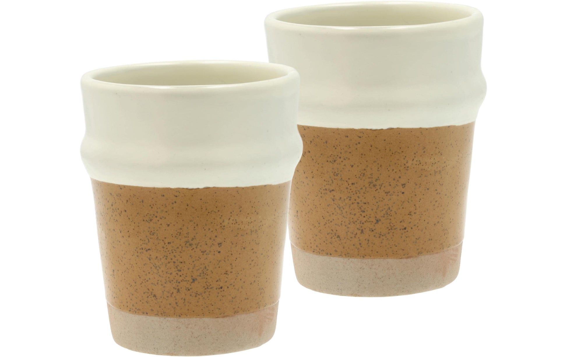 Villa Collection Kaffeebecher Evig – 2er Set, 350 ml, Ø 8,0 cm, Porzellan, spülmaschinenfest