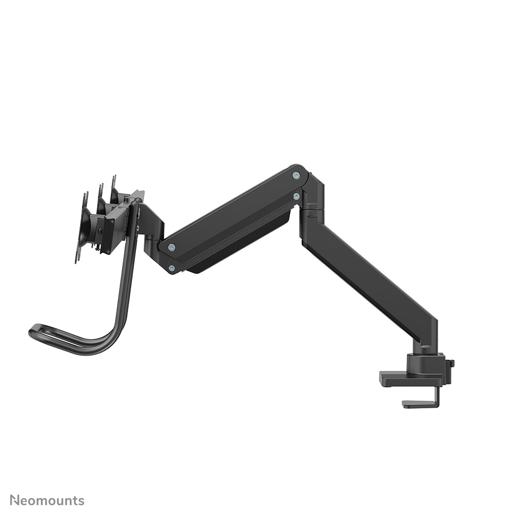Neomounts NM-D775DX3BLACK – Monitorarm, 3-fach, Tischklemme/Tischdurchführung, bis 27", 1–6 kg, schwarz