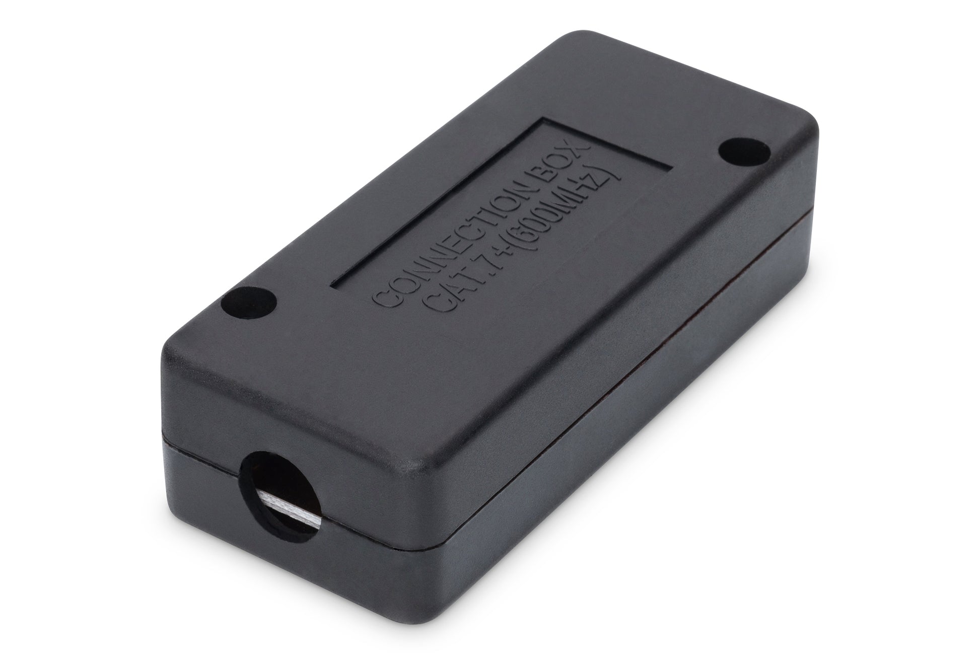 Digitus Junction Box Cat7 – Metallgehäuse, 35×80×26 mm, Schwarz
