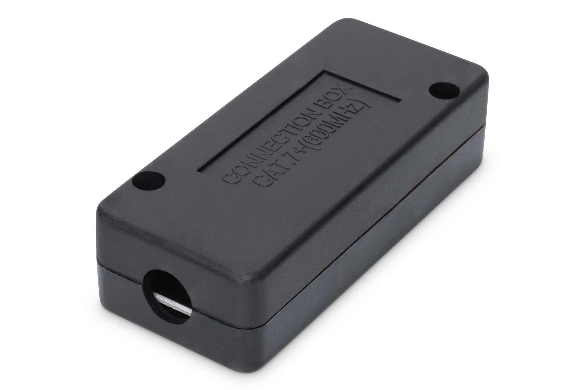 Digitus Junction Box Cat7 – Metallgehäuse, 35×80×26 mm, Schwarz