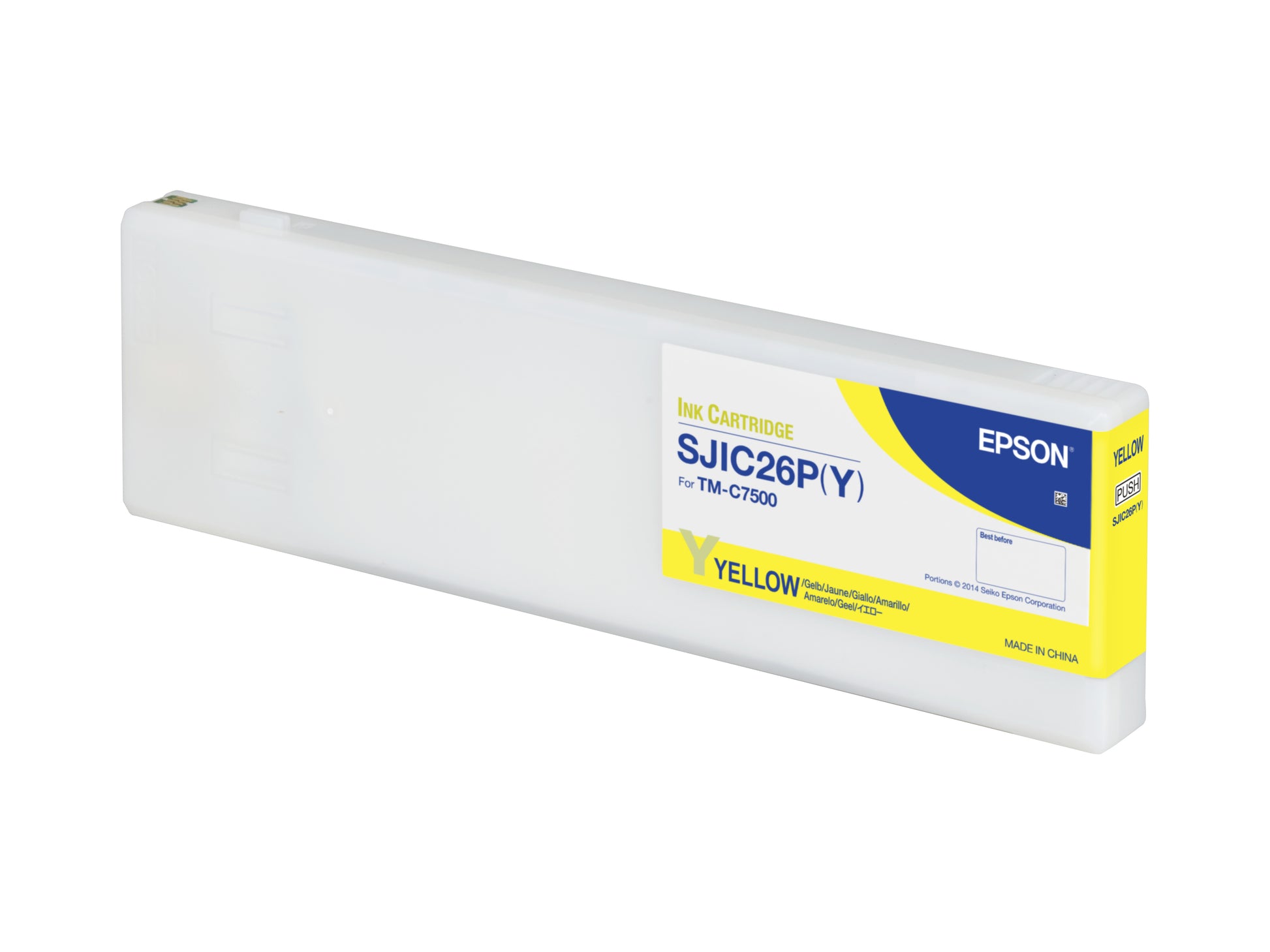 Epson Tintenpatrone SJIC26P(Y), Gelb – für ColorWorks C7500