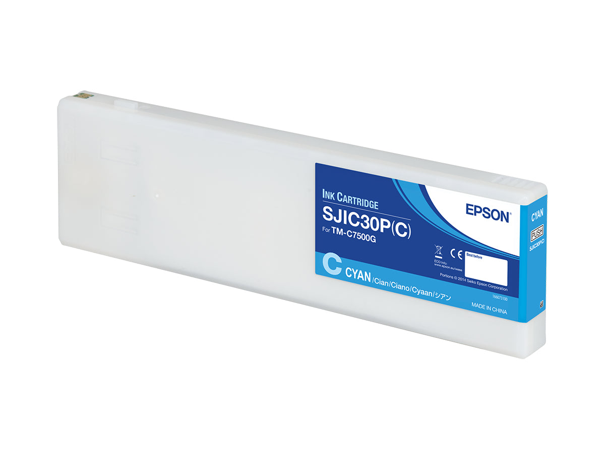 Epson Tintenpatrone SJIC30P(C), Cyan, Original – für ColorWorks C7500G