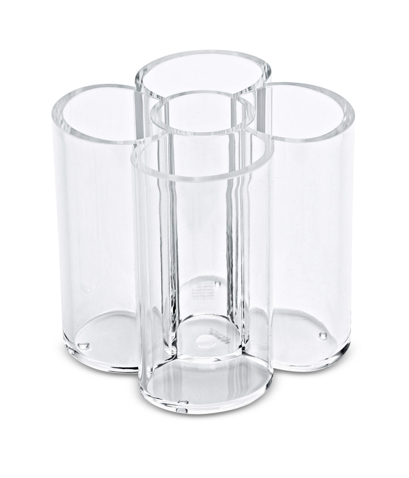 MAUL Tafelmagnete – Ø 10 mm, 4 Stk., transparent