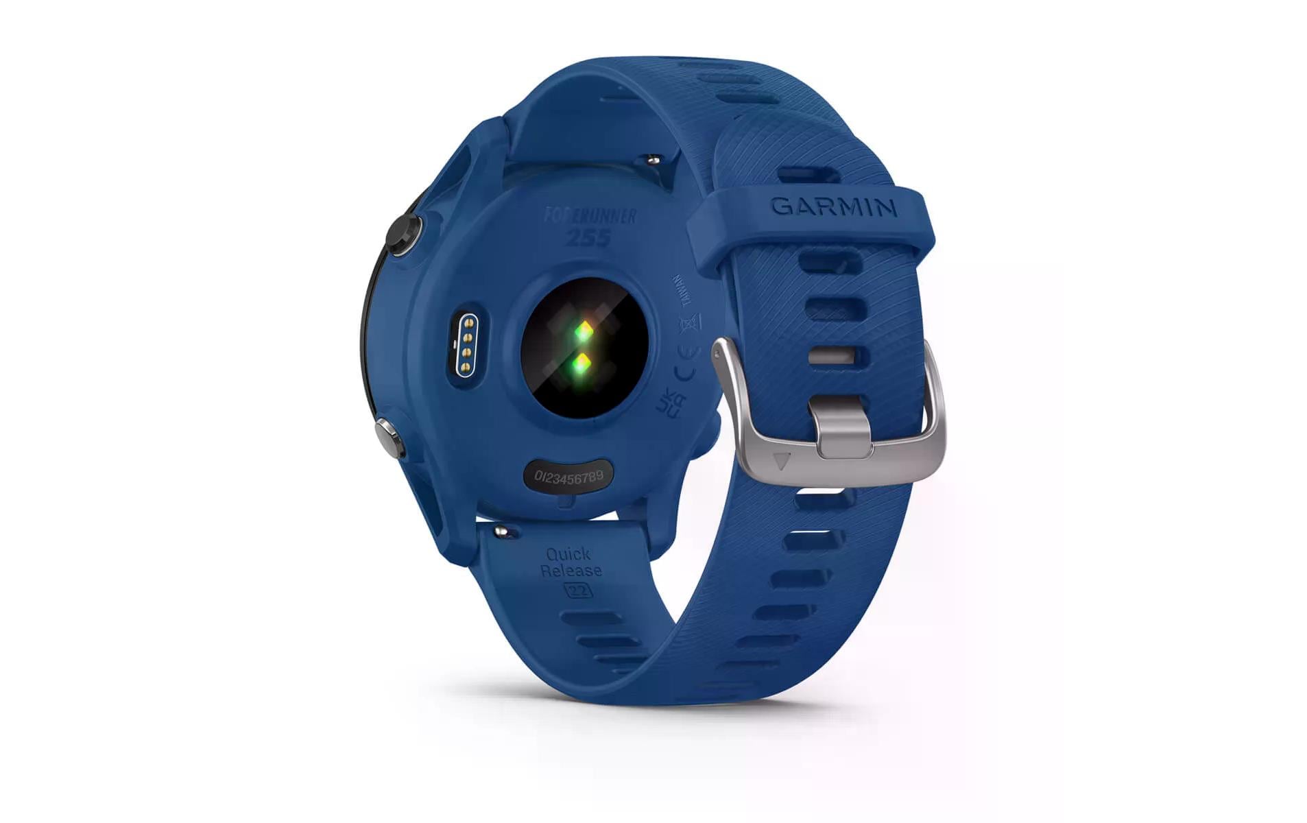 Garmin Forerunner 255 Basic – Smartwatch – 46 mm, 1,1", GPS, MIP, Gorilla Glass 3, 5 ATM, Tidal Blue