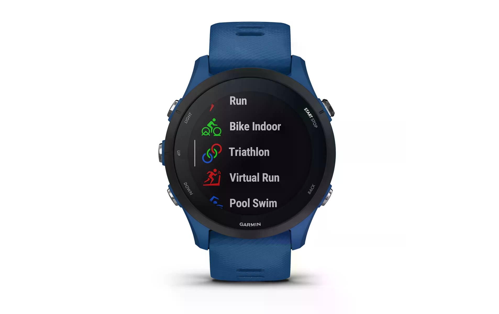 Garmin Forerunner 255 Basic – Smartwatch – 46 mm, 1,1", GPS, MIP, Gorilla Glass 3, 5 ATM, Tidal Blue