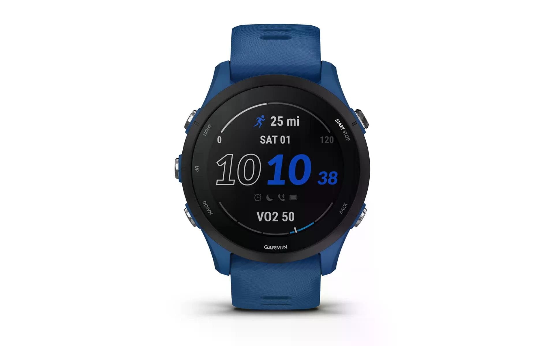 Garmin Forerunner 255 Basic – Smartwatch – 46 mm, 1,1", GPS, MIP, Gorilla Glass 3, 5 ATM, Tidal Blue