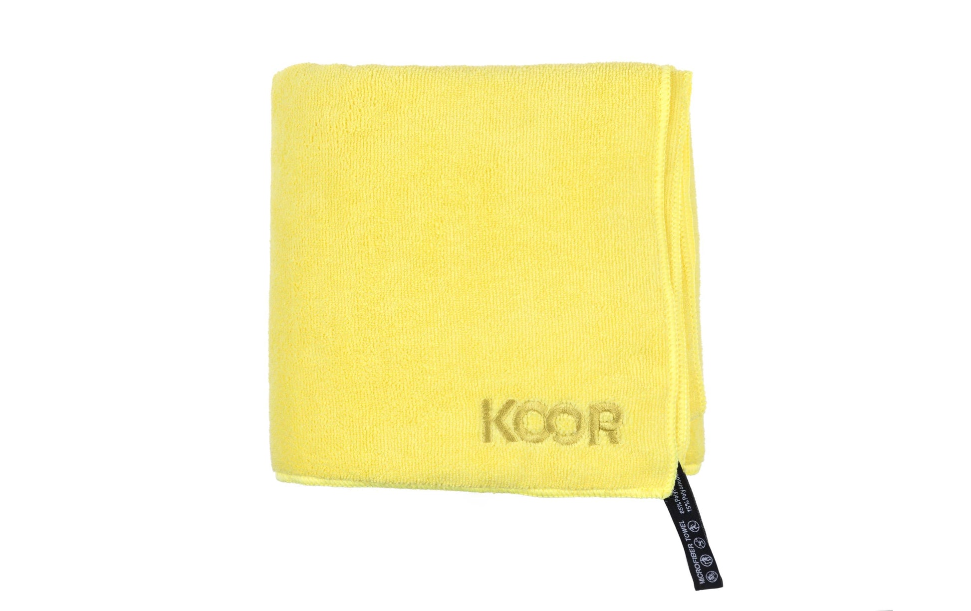 KOOR Duschtuch – 70×130 cm, Polyamid/Polyester, Gelb